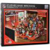 YouTheFan NFL Purebred Fans 500pc Puzzle – A Real Nailbiter(Cleveland Browns)