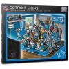 YouTheFan NFL Purebred Fans 500pc Puzzle – A Real Nailbiter(Detroit Lions)