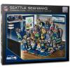 YouTheFan NFL Purebred Fans 500pc Puzzle – A Real Nailbiter(Seattle Seahawks)
