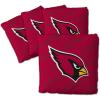 YouTheFan Officially-licensed NFL Set of 4 Cornhole Bags – All Weather regulation 6” x 6” size – Designed in USA(Arizona Cardinals – Red)