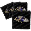 YouTheFan Officially-licensed NFL Set of 4 Cornhole Bags – All Weather regulation 6” x 6” size – Designed in USA(Baltimore Ravens – Black)