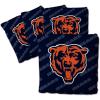 YouTheFan Officially-licensed NFL Set of 4 Cornhole Bags – All Weather regulation 6” x 6” size – Designed in USA(Chicago Bears – Blue)