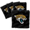 YouTheFan Officially-licensed NFL Set of 4 Cornhole Bags – All Weather regulation 6” x 6” size – Designed in USA(Jacksonville Jaguars – Black)