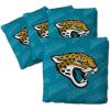 YouTheFan Officially-licensed NFL Set of 4 Cornhole Bags – All Weather regulation 6” x 6” size – Designed in USA(Jacksonville Jaguars – Teal)