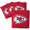 YouTheFan Officially-licensed NFL Set of 4 Cornhole Bags – All Weather regulation 6” x 6” size – Designed in USA(Kansas City Chiefs – Red)