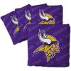 YouTheFan Officially-licensed NFL Set of 4 Cornhole Bags – All Weather regulation 6” x 6” size – Designed in USA(Minnesota Vikings – Purple)