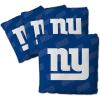 YouTheFan Officially-licensed NFL Set of 4 Cornhole Bags – All Weather regulation 6” x 6” size – Designed in USA(New York Giants – Blue)