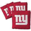 YouTheFan Officially-licensed NFL Set of 4 Cornhole Bags – All Weather regulation 6” x 6” size – Designed in USA(New York Giants – Red)