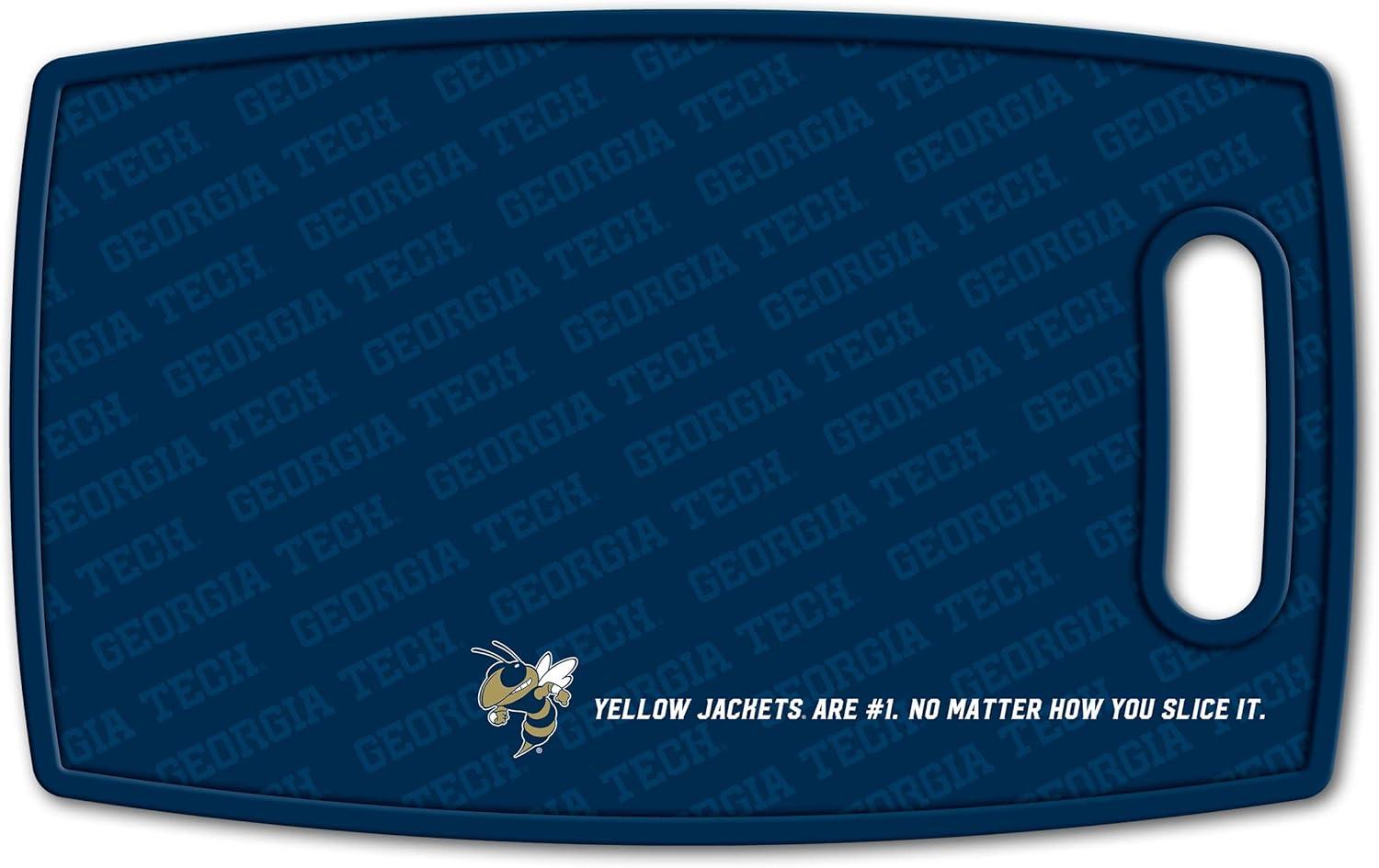 imageYouTheFan NCAA Logo Series Cutting BoardGeorgia Tech Yellow Jackets