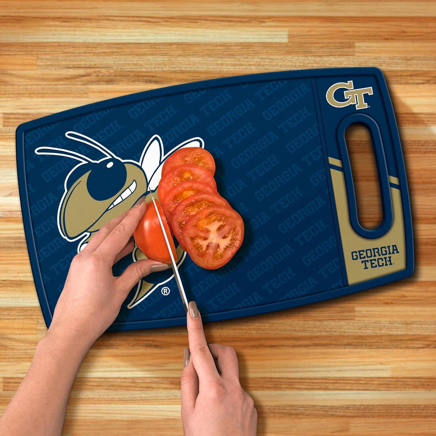 imageYouTheFan NCAA Logo Series Cutting BoardGeorgia Tech Yellow Jackets