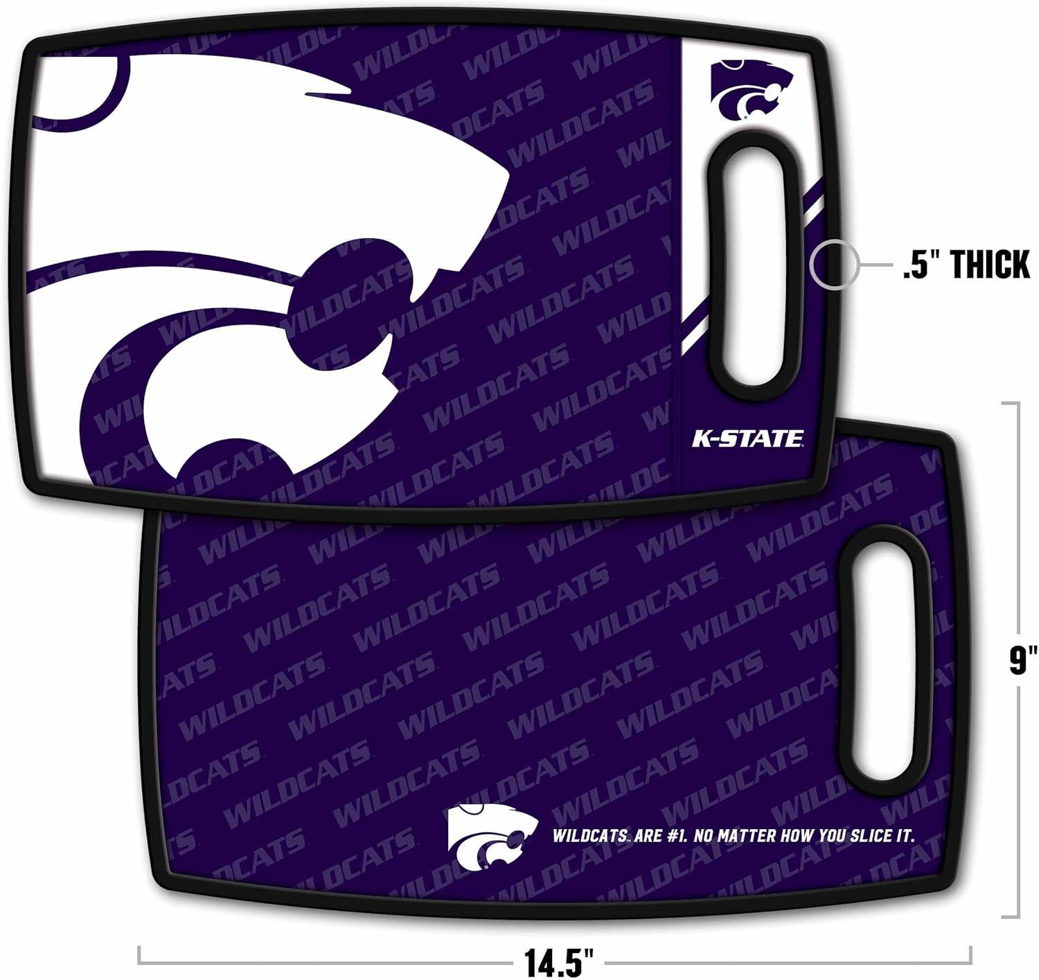 imageYouTheFan NCAA Logo Series Cutting BoardKansas St Wildcats