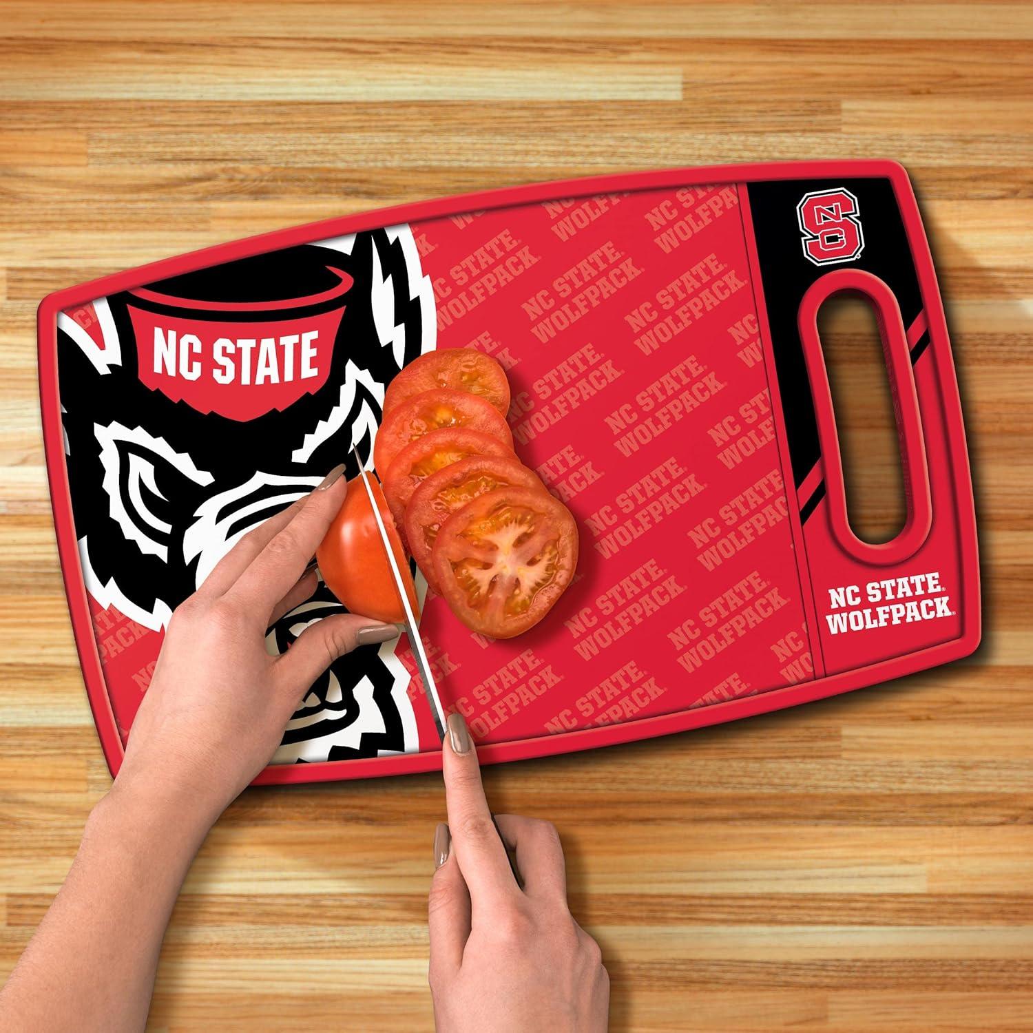 imageYouTheFan NCAA Logo Series Cutting BoardNC State Wolfpack