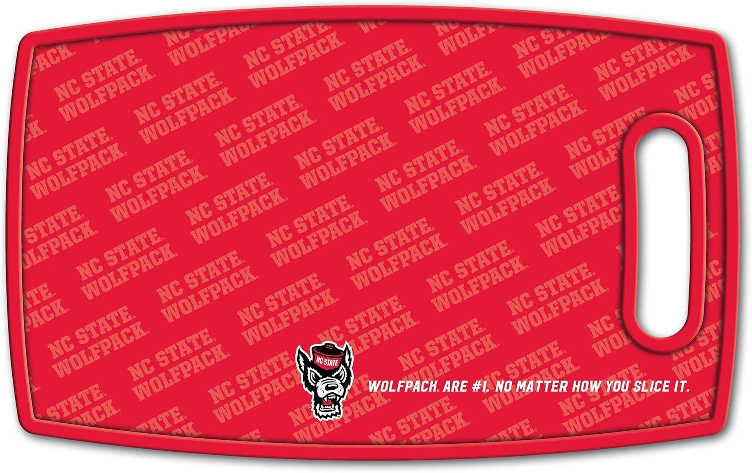 imageYouTheFan NCAA Logo Series Cutting BoardNC State Wolfpack