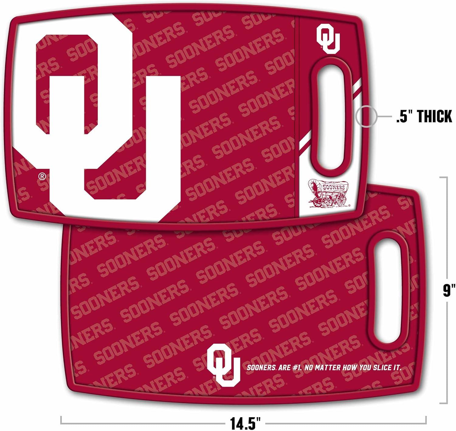 imageYouTheFan NCAA Logo Series Cutting BoardOklahoma Sooners
