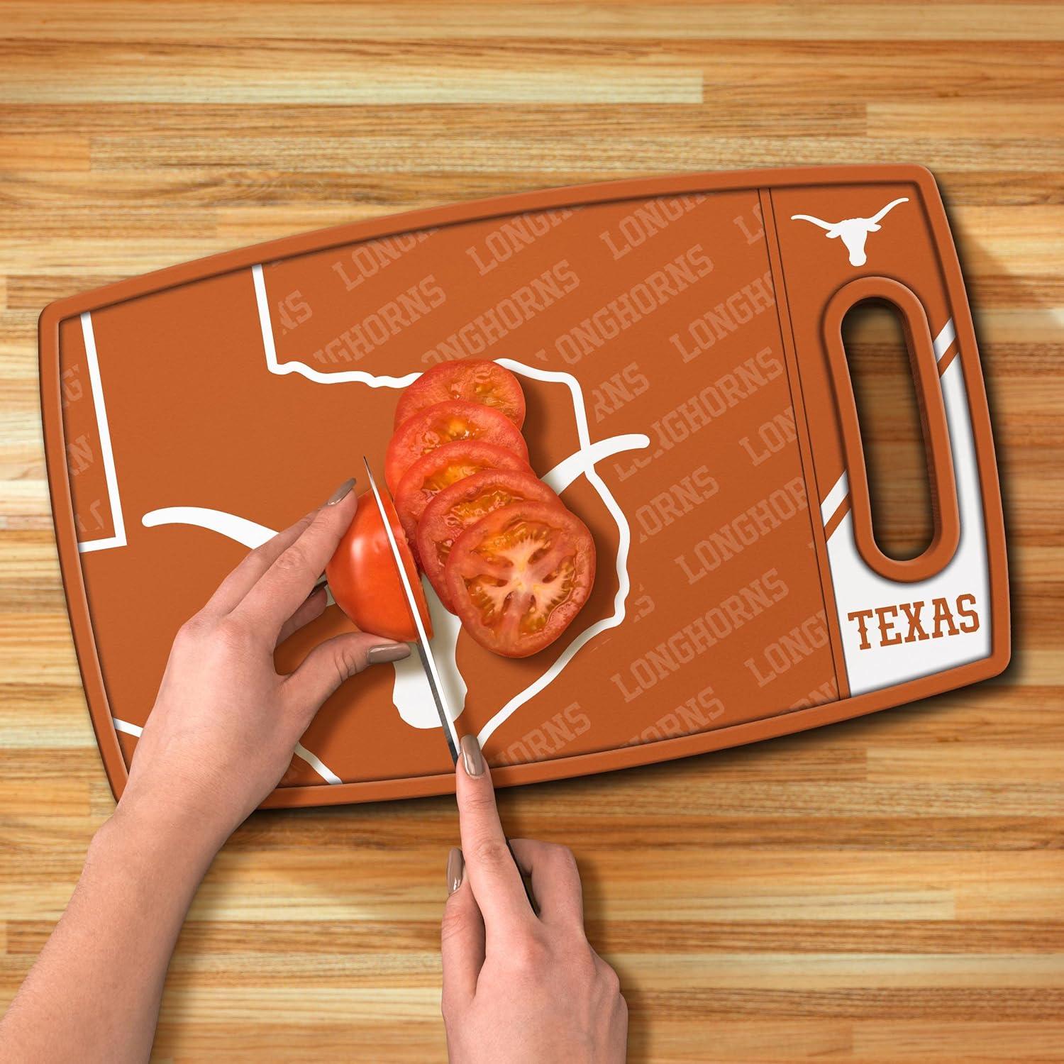 imageYouTheFan NCAA Logo Series Cutting BoardTexas Longhorns