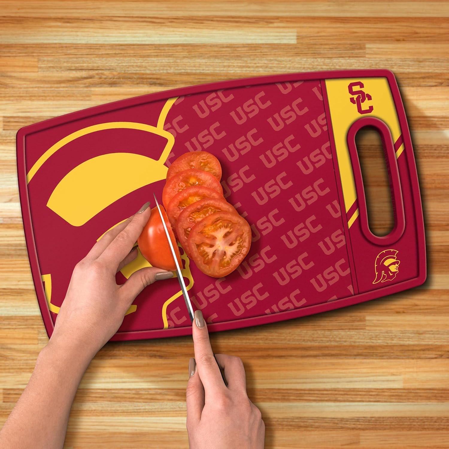 imageYouTheFan NCAA Logo Series Cutting BoardUSC Trojans