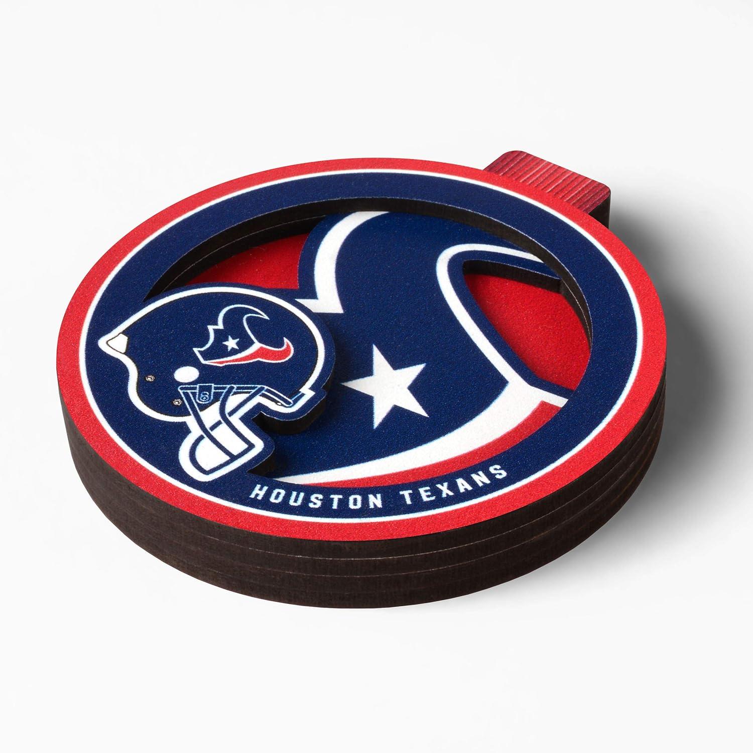 imageYouTheFan NFL 3D Logo Series OrnamentHouston Texans