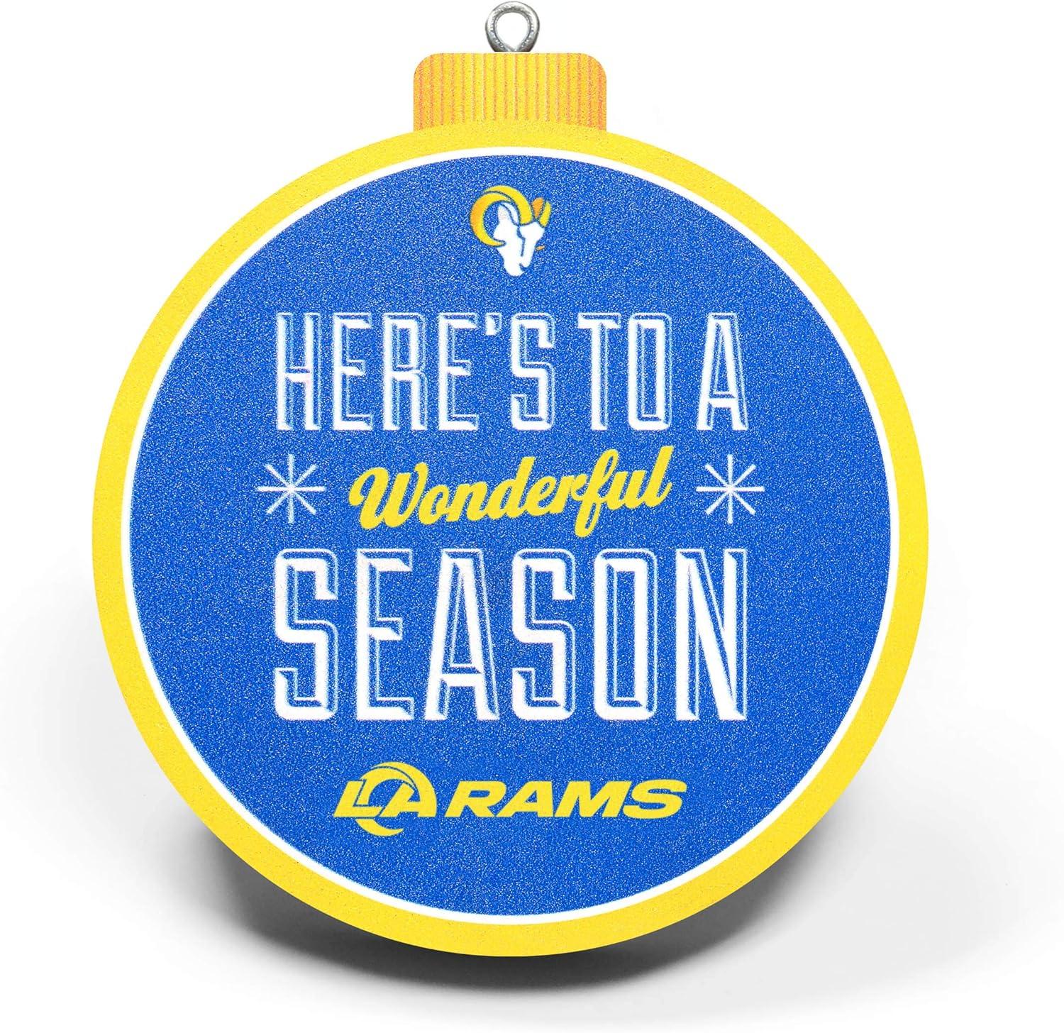 imageYouTheFan NFL 3D Logo Series OrnamentLos Angeles Rams
