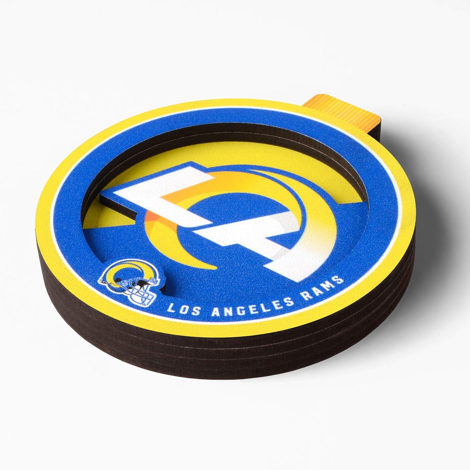 imageYouTheFan NFL 3D Logo Series OrnamentLos Angeles Rams