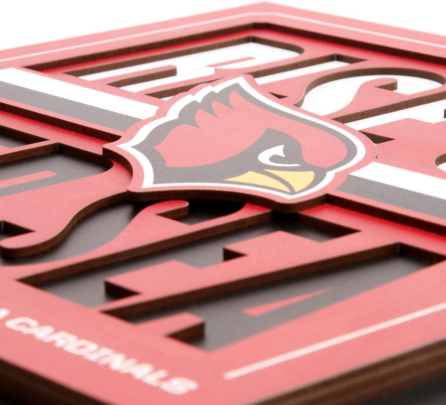 imageYouTheFan NFL Arizona Cardinals Slogan Series 3D Wall ArtArizona Cardinals