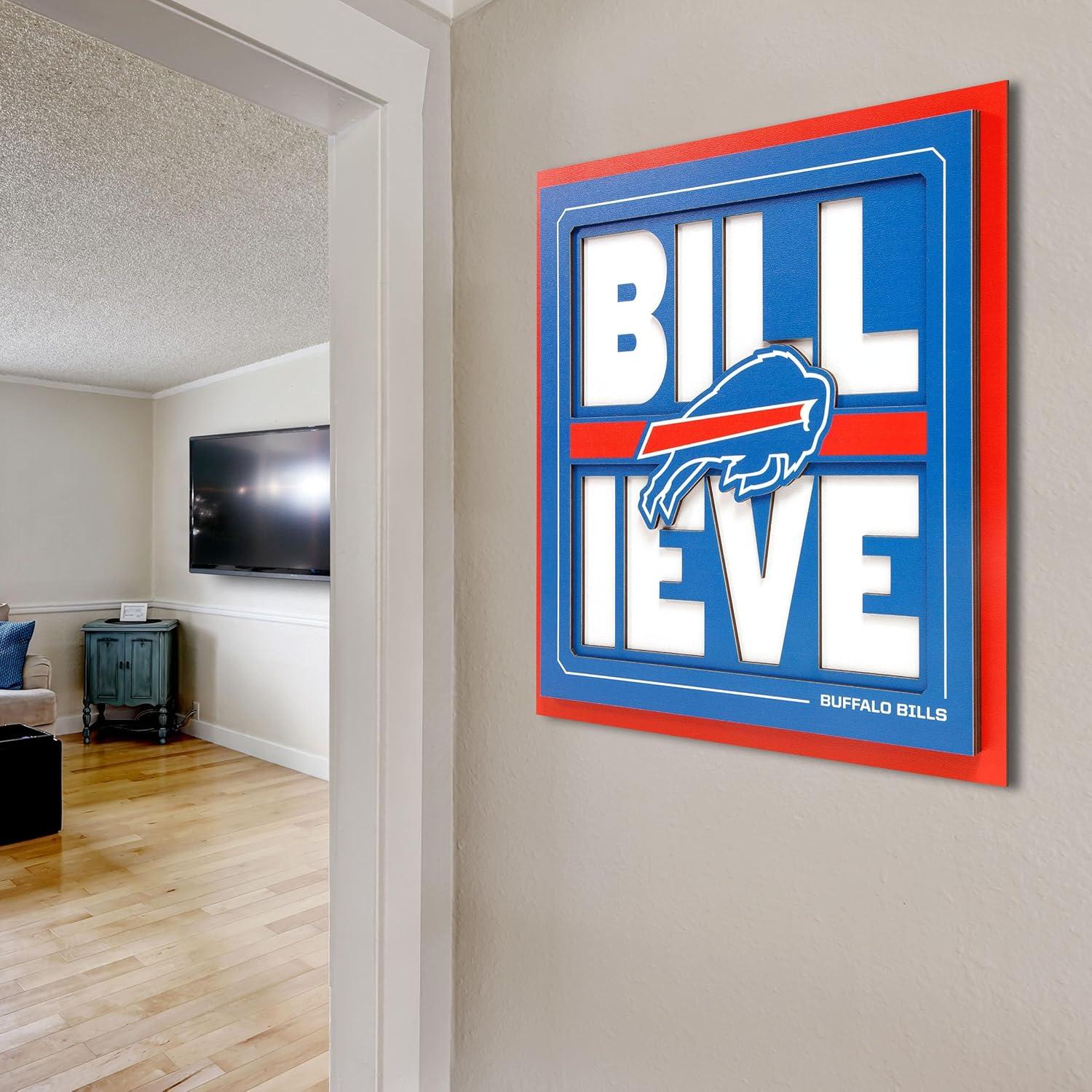 imageYouTheFan NFL Arizona Cardinals Slogan Series 3D Wall ArtBuffalo Bills