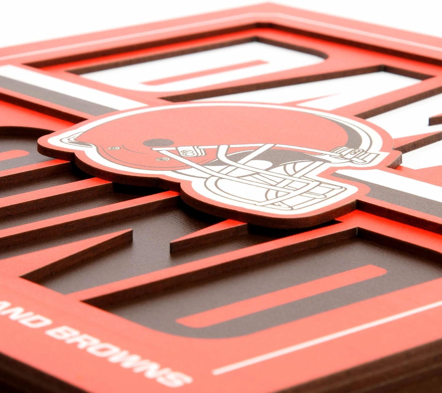 imageYouTheFan NFL Arizona Cardinals Slogan Series 3D Wall ArtCleveland Browns