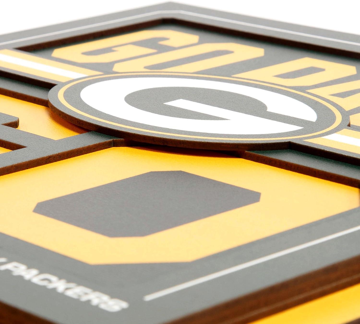 imageYouTheFan NFL Arizona Cardinals Slogan Series 3D Wall ArtGreen Bay Packers