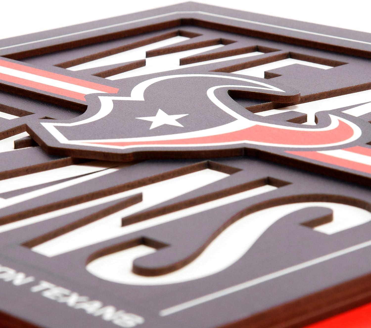 imageYouTheFan NFL Arizona Cardinals Slogan Series 3D Wall ArtHouston Texans