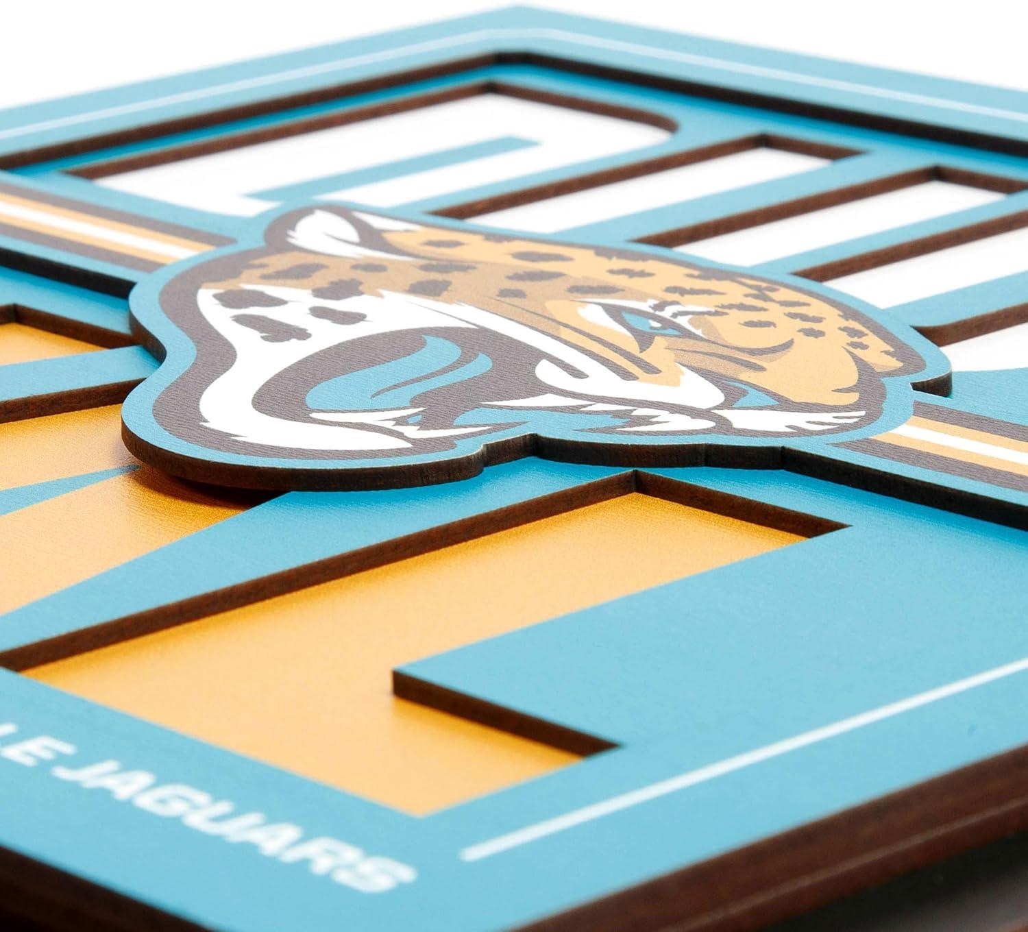 imageYouTheFan NFL Arizona Cardinals Slogan Series 3D Wall ArtJacksonville Jaguars