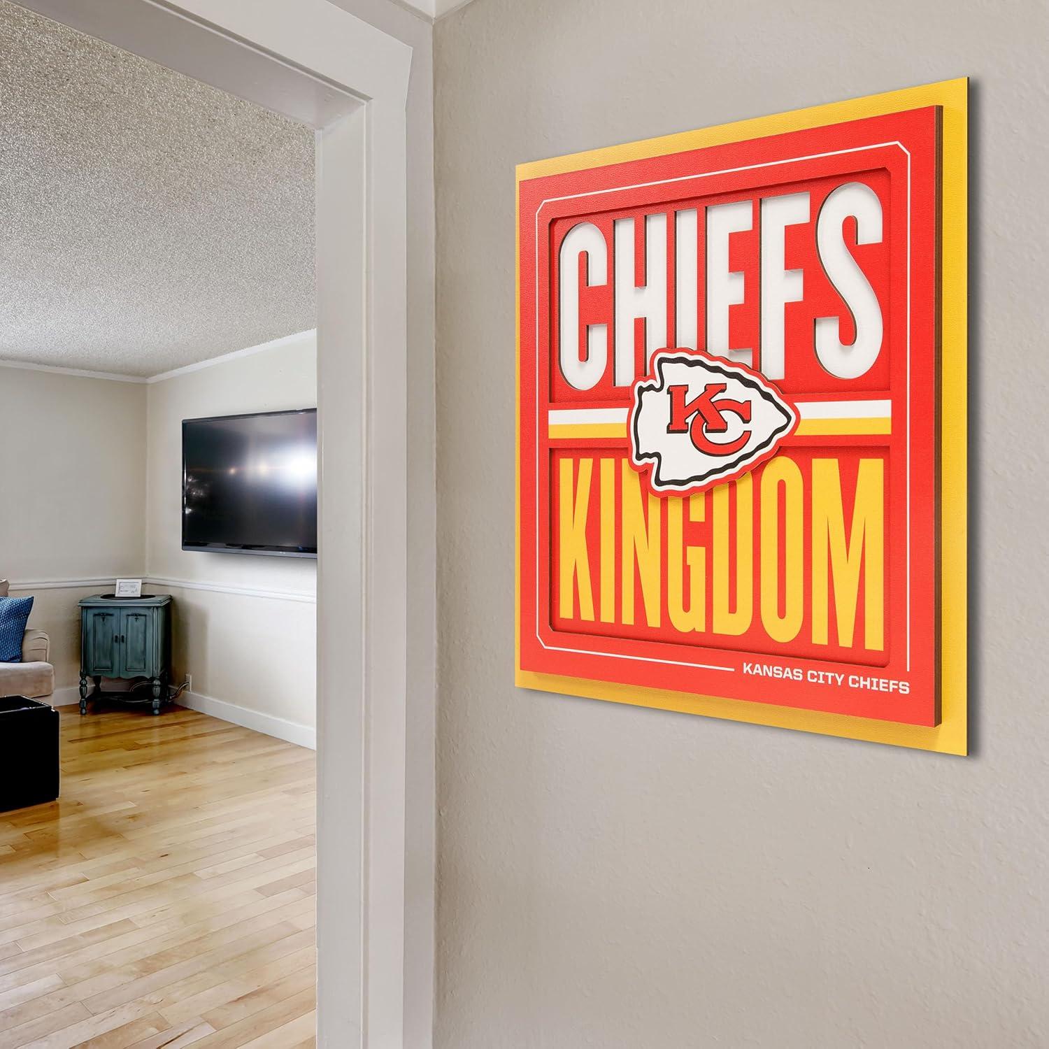 imageYouTheFan NFL Arizona Cardinals Slogan Series 3D Wall ArtKansas City Chiefs