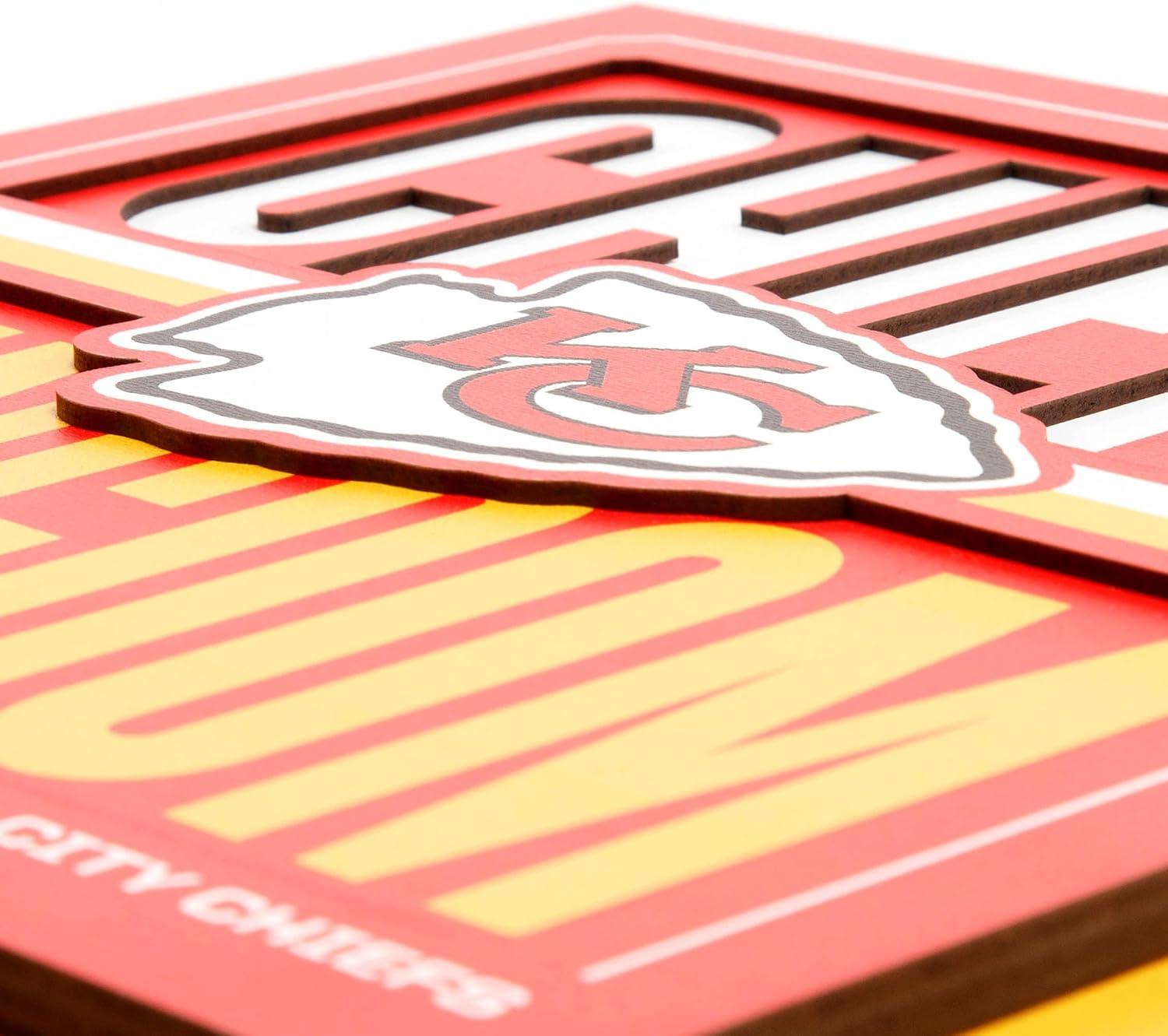 imageYouTheFan NFL Arizona Cardinals Slogan Series 3D Wall ArtKansas City Chiefs