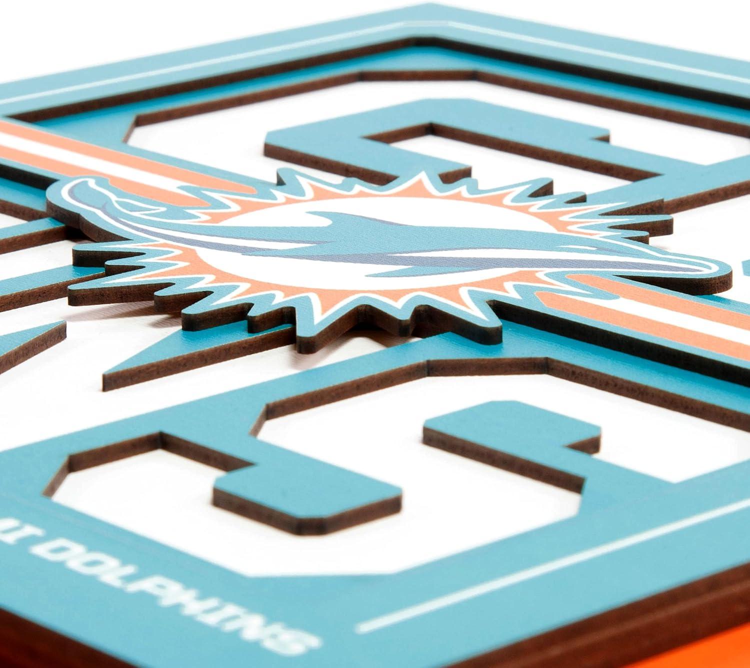 imageYouTheFan NFL Arizona Cardinals Slogan Series 3D Wall ArtMiami Dolphins