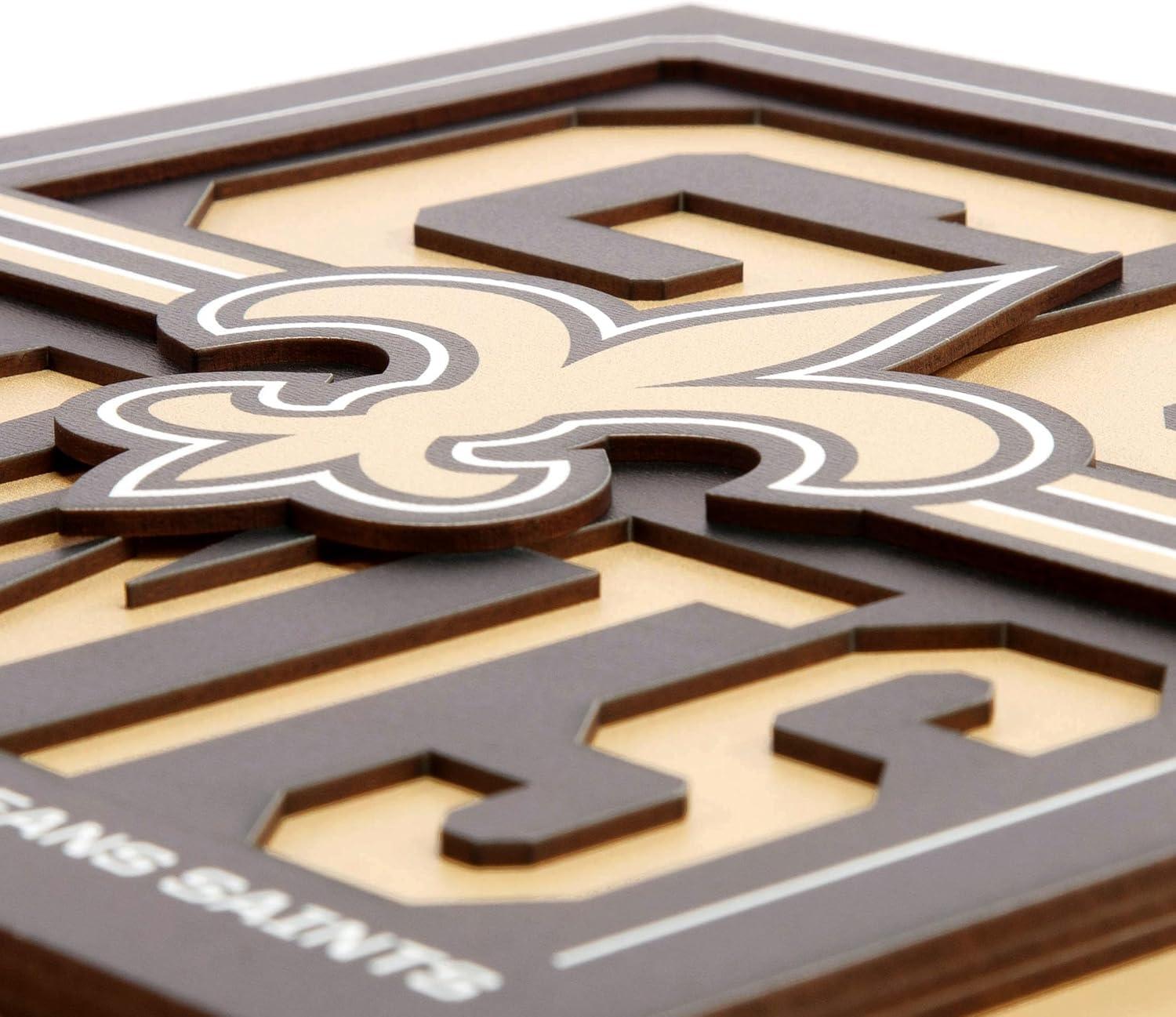 imageYouTheFan NFL Arizona Cardinals Slogan Series 3D Wall ArtNew Orleans Saints