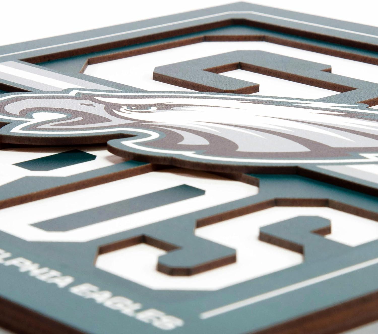 imageYouTheFan NFL Arizona Cardinals Slogan Series 3D Wall ArtPhiladelphia Eagles