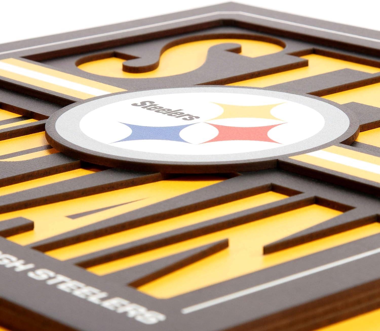 imageYouTheFan NFL Arizona Cardinals Slogan Series 3D Wall ArtPittsburgh Steelers