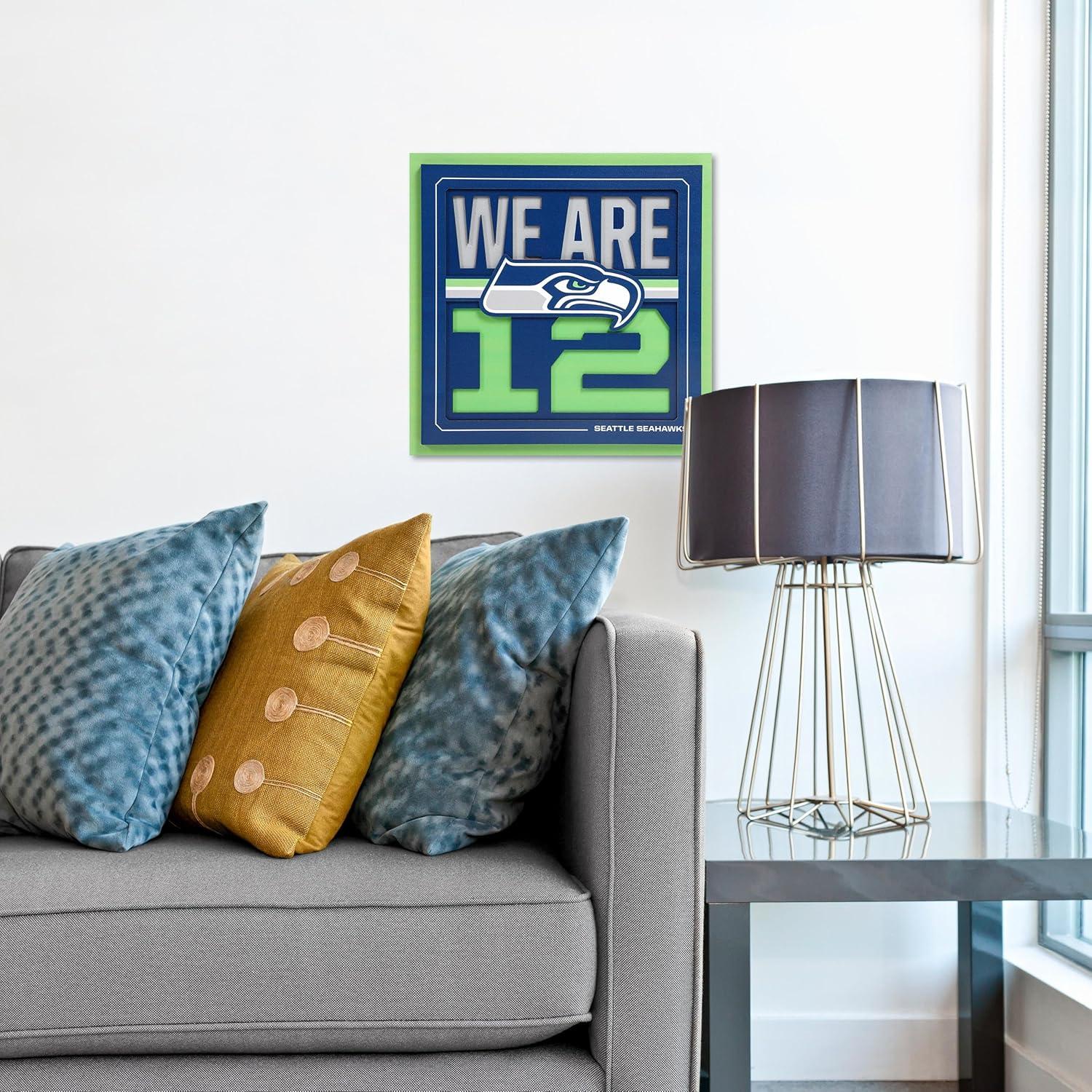 imageYouTheFan NFL Arizona Cardinals Slogan Series 3D Wall ArtSeattle Seahawks