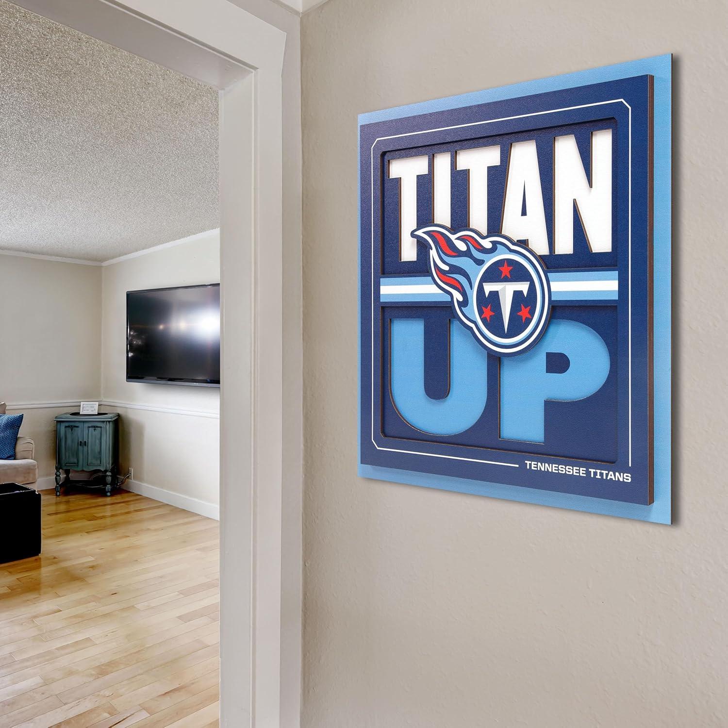 imageYouTheFan NFL Arizona Cardinals Slogan Series 3D Wall ArtTennessee Titans