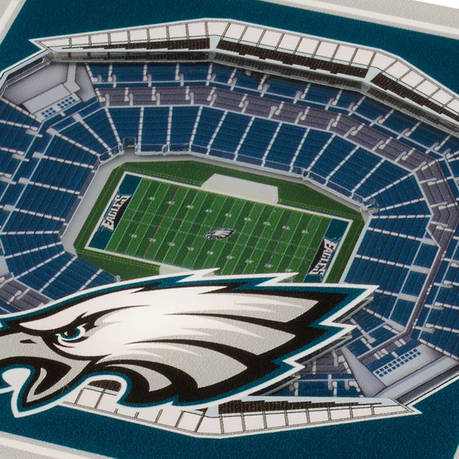 imageYouTheFan NFL Licensed Fan Cribbage Wood Board GamePhiladelphia Eagles