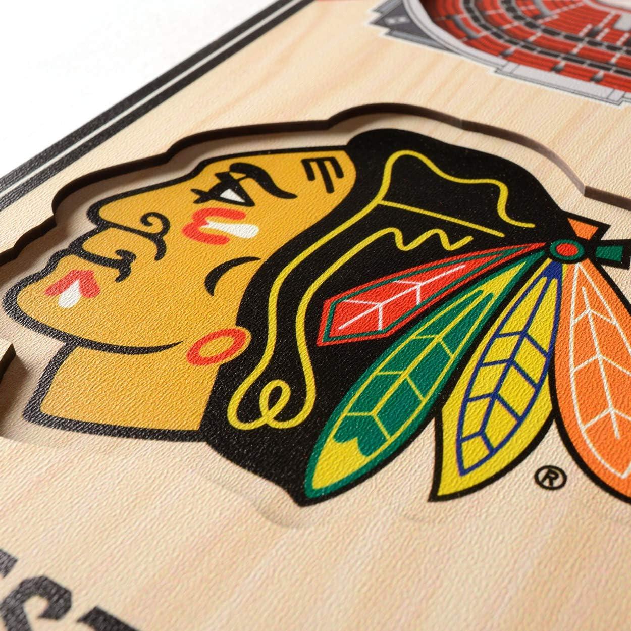 imageYouTheFan NHL 3D Stadium 6x19 BannerChicago Blackhawks