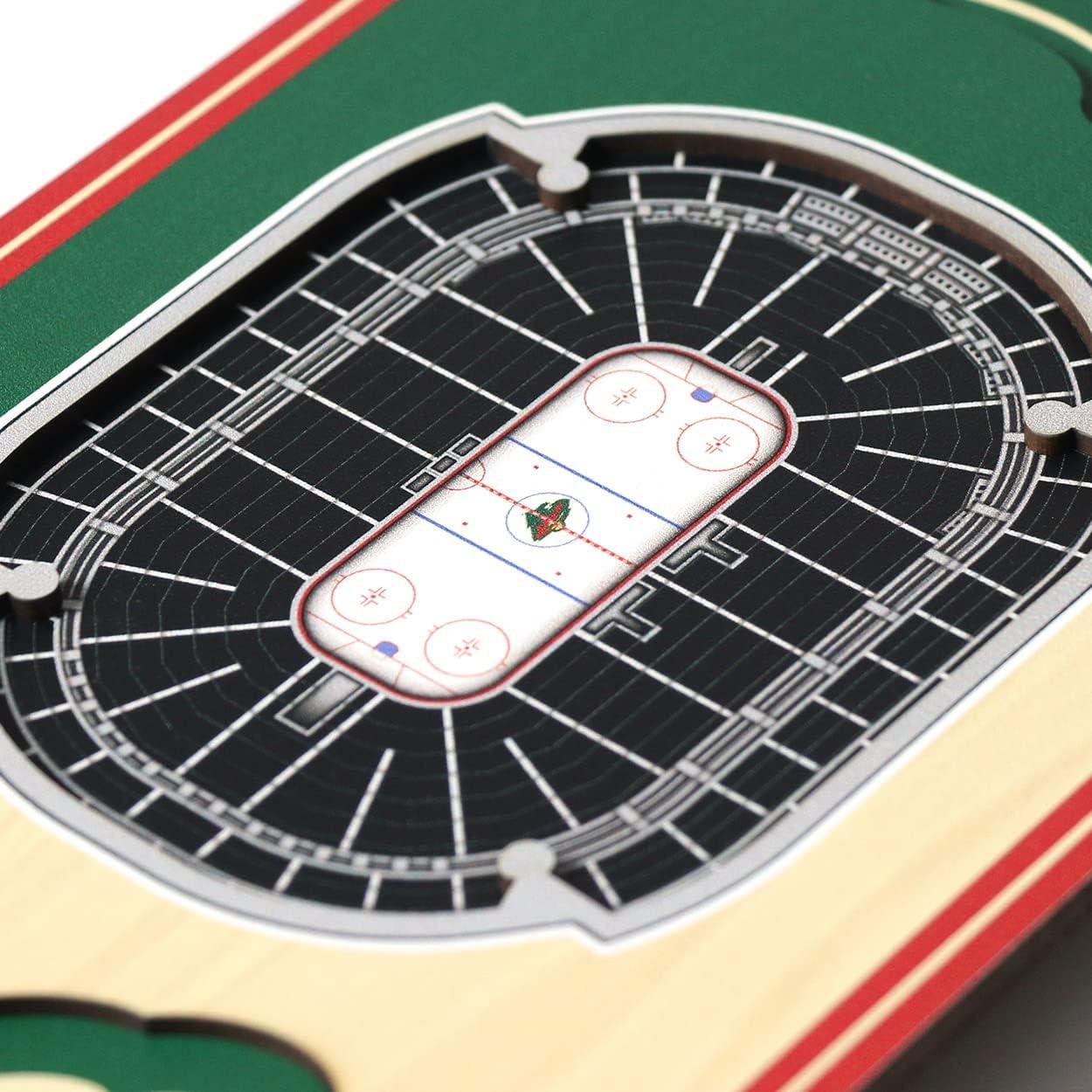 imageYouTheFan NHL 3D Stadium 6x19 BannerMinnesota Wild