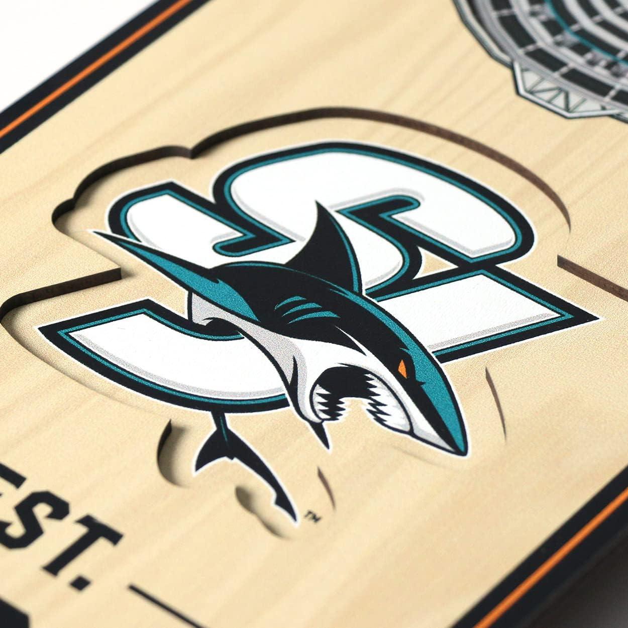 imageYouTheFan NHL 3D Stadium 6x19 BannerSan Jose Sharks