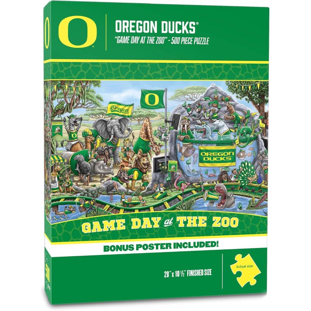 imageYouTheFan NCAA Appalachian State Game Day at The Zoo 500pc Puzzle 28quot x 105quotOregon Ducks