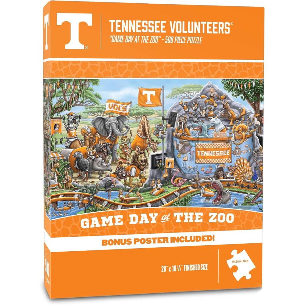 imageYouTheFan NCAA Appalachian State Game Day at The Zoo 500pc Puzzle 28quot x 105quotTennessee Volunteers