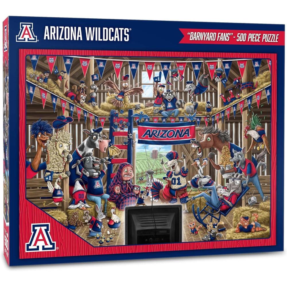 imageYouTheFan NCAA Barnyard Fans 500pc PuzzleArizona Wildcats