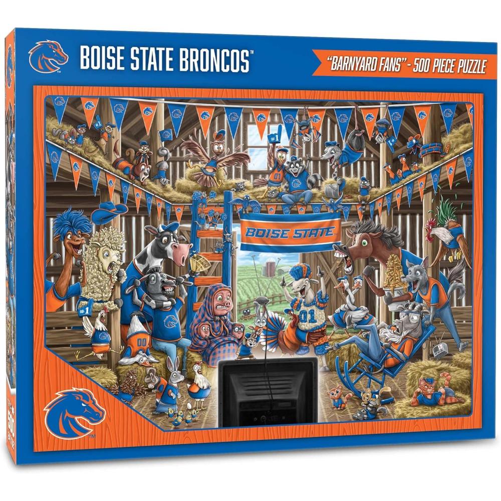 imageYouTheFan NCAA Barnyard Fans 500pc PuzzleBoise State Broncos