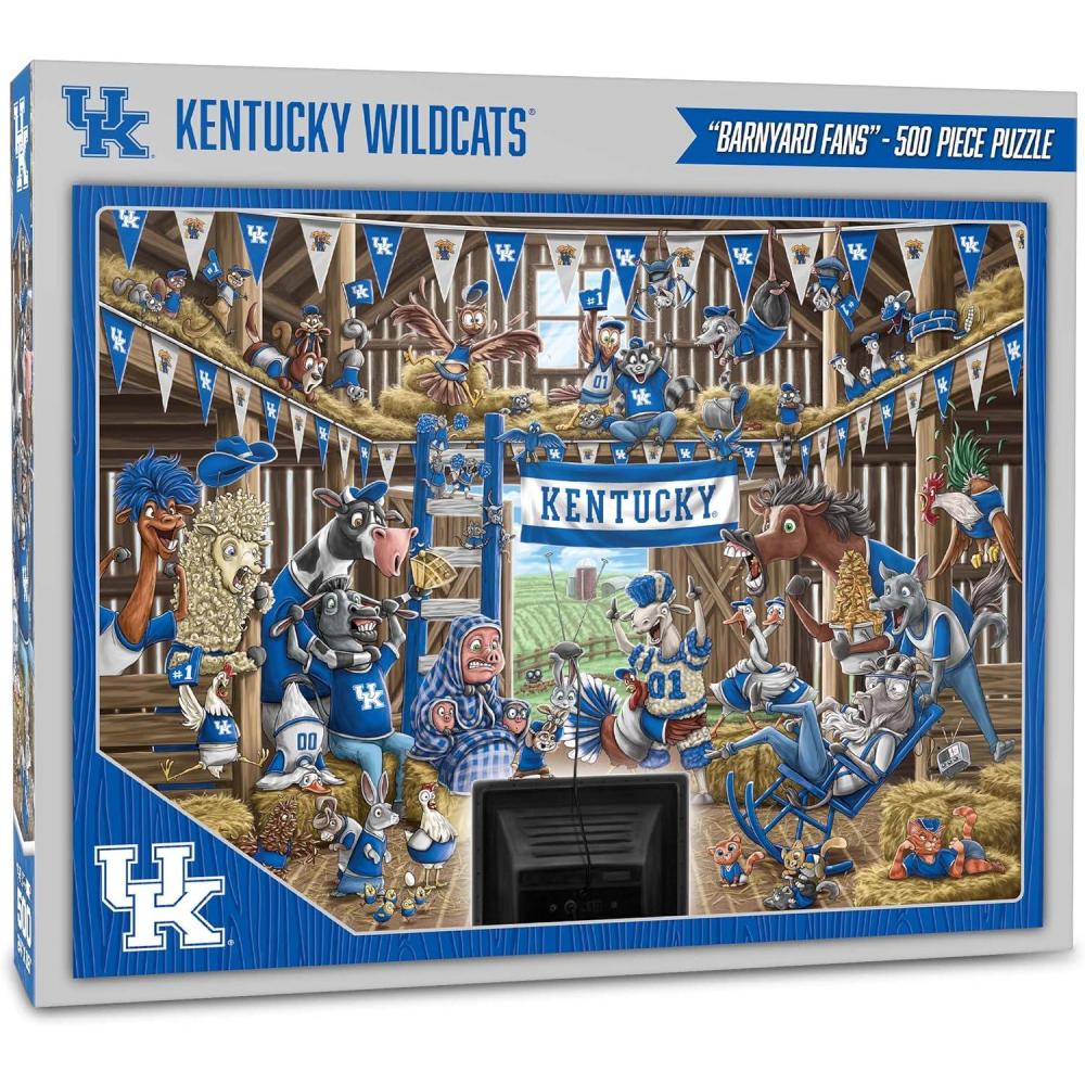 imageYouTheFan NCAA Barnyard Fans 500pc PuzzleKentucky Wildcats
