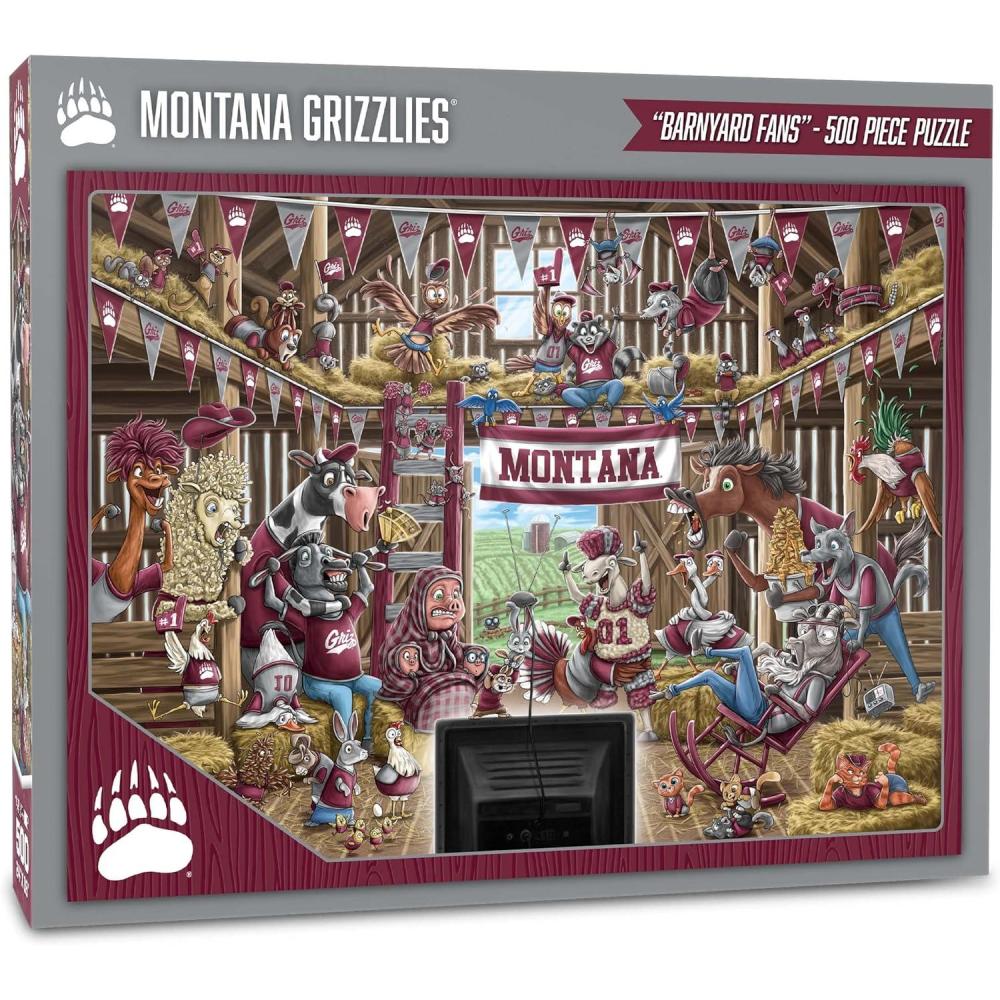 imageYouTheFan NCAA Barnyard Fans 500pc PuzzleMontana Grizzlies