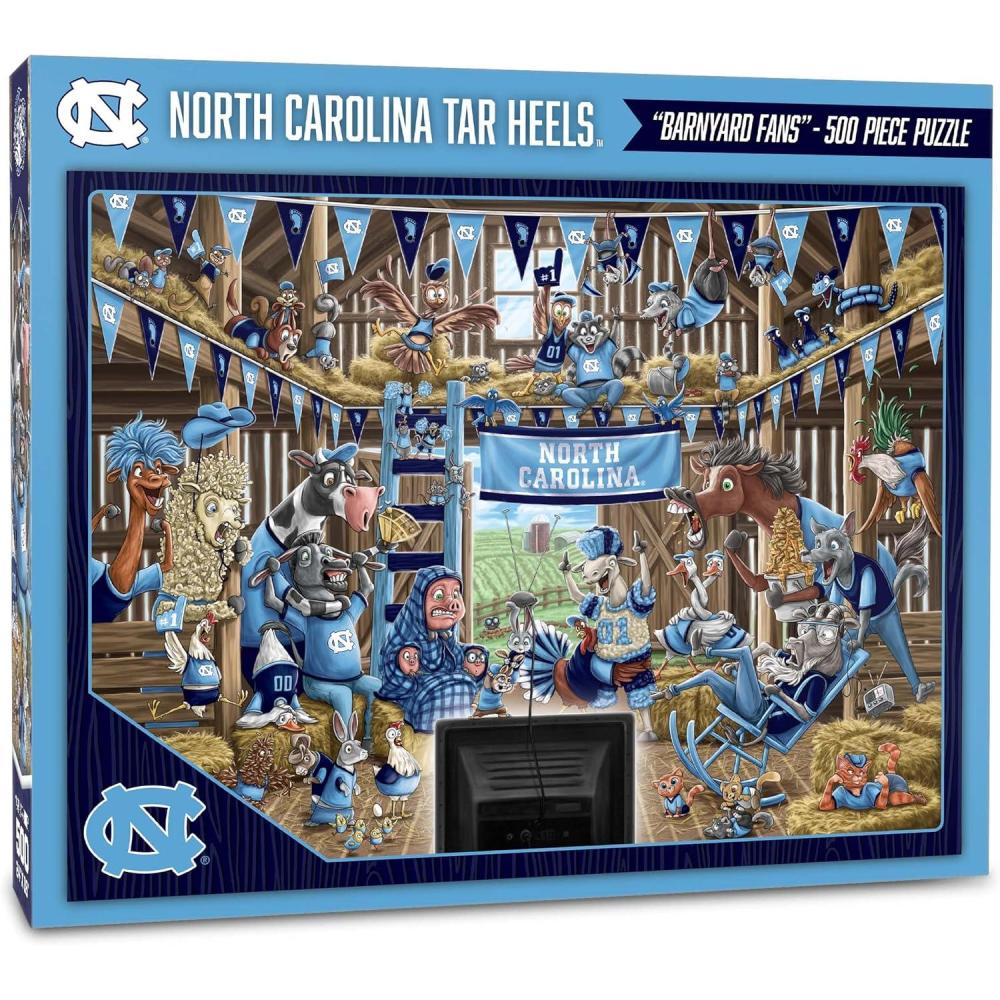 imageYouTheFan NCAA Barnyard Fans 500pc PuzzleNorth Carolina Tar Heels