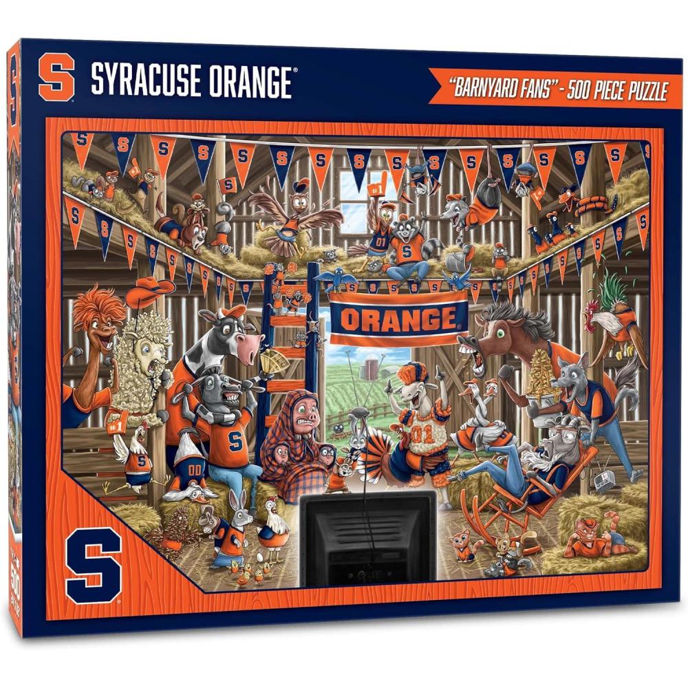 imageYouTheFan NCAA Barnyard Fans 500pc PuzzleSyracuse Orange