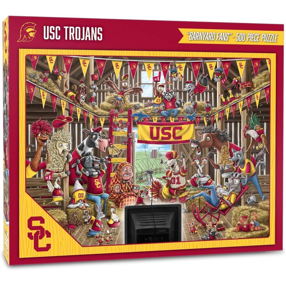 imageYouTheFan NCAA Barnyard Fans 500pc PuzzleUSC Trojans